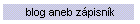 blog aneb zápisník 1